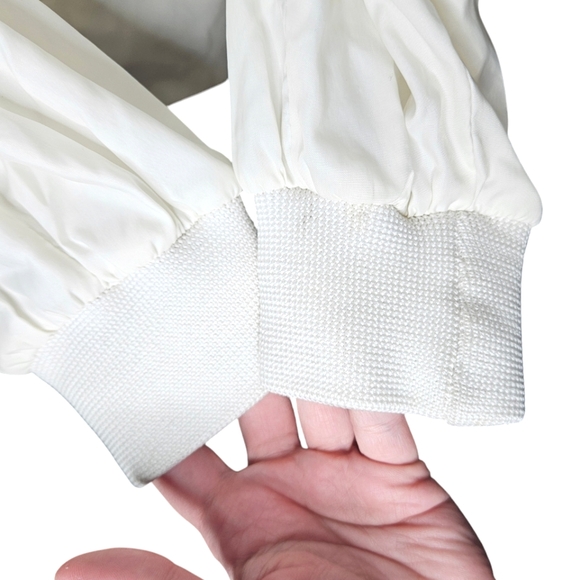 Vintage Lacoste | Albino Gator Logo | Nylon | Windbreaker | White | 90s Vtg - Picture 14 of 16